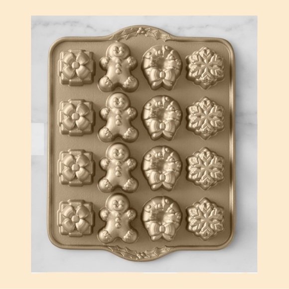 Nordic Ware Nonstick Cast Aluminum Holiday Bitelets Pan Baking Bundle & More! - Picture 5 of 13